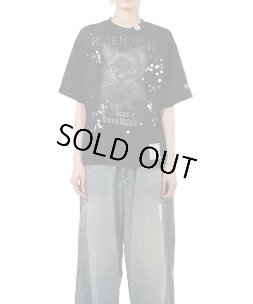 画像3: Maison MIHARA YASUHIRO　Cat Printed Embellished Distressed T-Shirt (3)