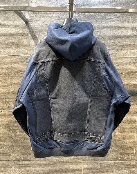 画像2: QBISM REMAKE HOODIE JACKET (2)