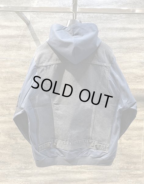 画像2: QBISM REMAKE HOODIE JACKET (2)