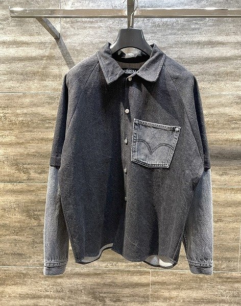 画像1: QBISM REMAKE SHIRT JACKET (1)
