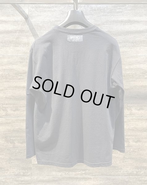 画像2: QBISM REMAKE DENIM DOCKING L/S Rayerd TEE (2)