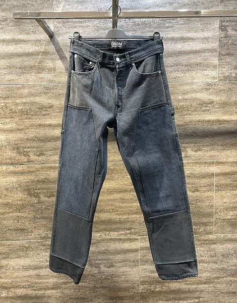画像1: QBISM REMAKE DENIM PANTS (1)