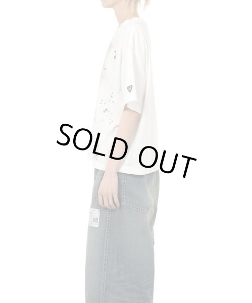 画像4: Maison MIHARA YASUHIRO　Cat Printed Embellished Distressed T-Shirt (4)