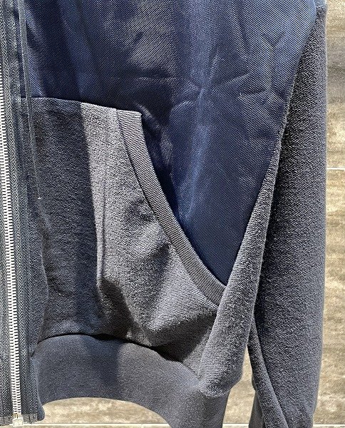 画像4: QBISM REMAKE DENIM DOCKING HOODIE (4)