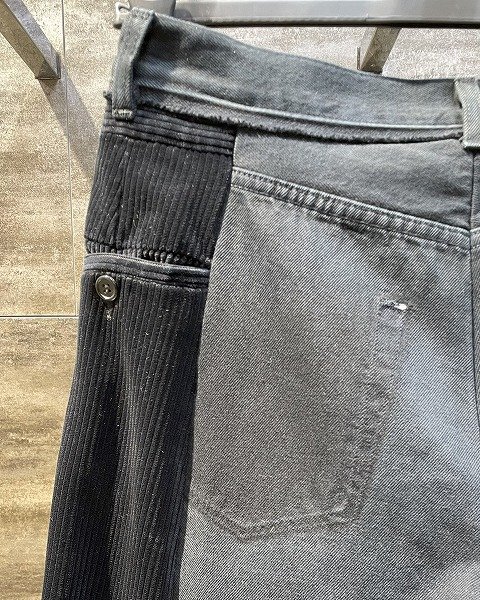 画像4: QBISM REMAKE DENIM PANTS (4)