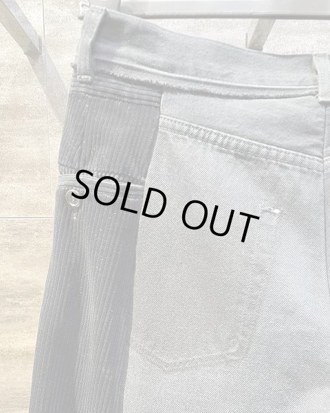 画像4: QBISM REMAKE DENIM PANTS (4)