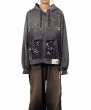 画像3: Maison MIHARA YASUHIRO　Sun Faded Like Embellished Zip-up Hoodie (3)