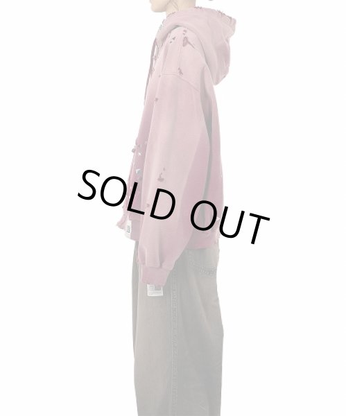 画像4: Maison MIHARA YASUHIRO　Sun Faded Like Embellished Zip-up Hoodie (4)