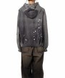 画像5: Maison MIHARA YASUHIRO　Sun Faded Like Embellished Zip-up Hoodie (5)
