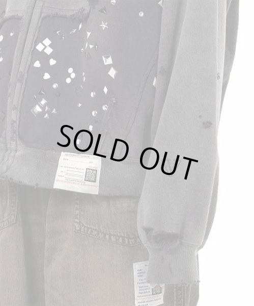 画像8: Maison MIHARA YASUHIRO　Sun Faded Like Embellished Zip-up Hoodie (8)