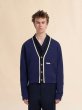 画像2: MARNI ブルー オーガニックコットン製カーディガン スウェットシャツ バイカラープラケット付き (2)