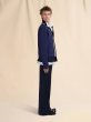 画像5: MARNI ブルー オーガニックコットン製カーディガン スウェットシャツ バイカラープラケット付き (5)
