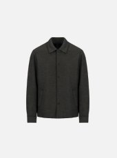 画像1: HARRIS WHARF LONDON  COACH JACKET PRESSED WOOL (1)