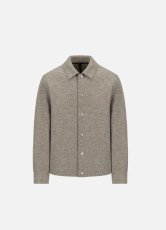 画像1: HARRIS WHARF LONDON  COACH JACKET PRESSED WOOL (1)