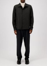 画像2: HARRIS WHARF LONDON  COACH JACKET PRESSED WOOL (2)