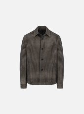画像1: HARRIS WHARF LONDON  SHIRT JACKET TATTERSALL (1)