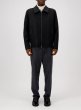 画像2: HARRIS WHARF LONDON  GOLF JACKET PRESSED WOOL AND BOUCLE (2)