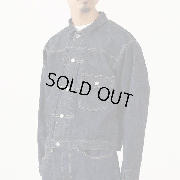 画像5: REMIRELIEF　12oz SELVEDGE DENIM 1st JKT（ONEWASH） (5)