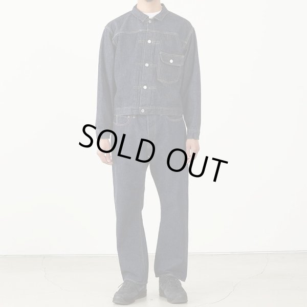 画像2: REMIRELIEF　12oz SELVEDGE DENIM 1st JKT（ONEWASH） (2)