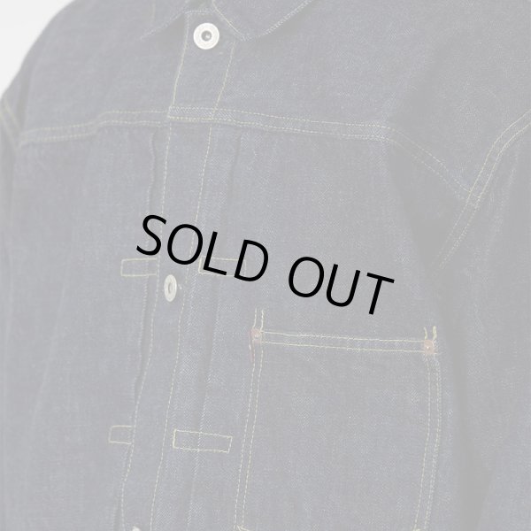 画像3: REMIRELIEF　12oz DENIM 大戦モデル JKT(ONEWASH) (3)