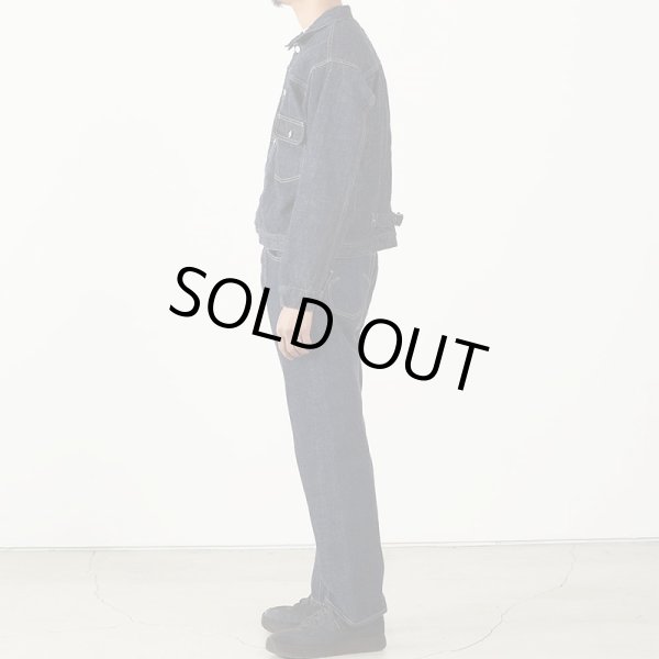 画像3: REMIRELIEF　12oz SELVEDGE DENIM 1st JKT（ONEWASH） (3)