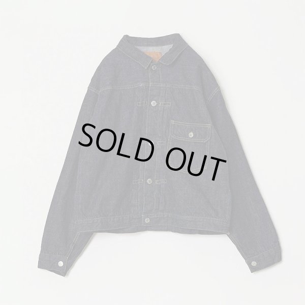 画像1: REMIRELIEF　12oz SELVEDGE DENIM 1st JKT（ONEWASH） (1)