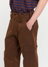 画像2: PLAN C  デラヴェコットンツイル カーゴストレートレッグパンツ (2)
