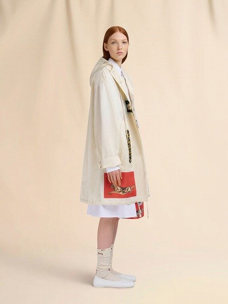 画像3: MARNI  クリーム タフタパーカー (3)