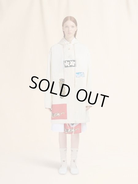 画像2: MARNI  クリーム タフタパーカー (2)