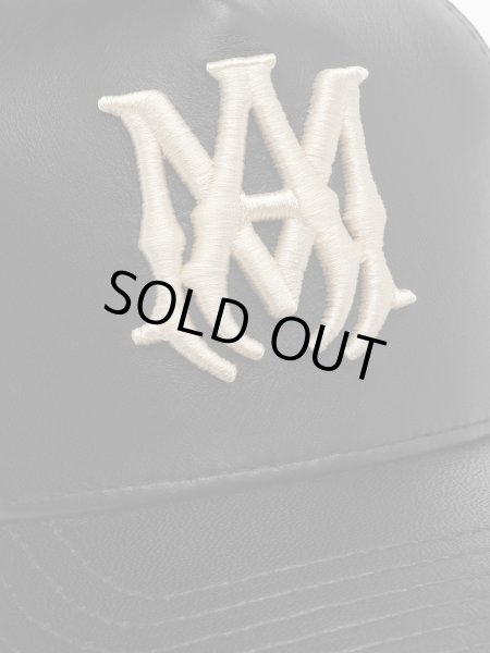 画像4: AMIRI LEATHER MA TRUCKER HAT (4)