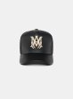 画像1: AMIRI LEATHER MA TRUCKER HAT (1)
