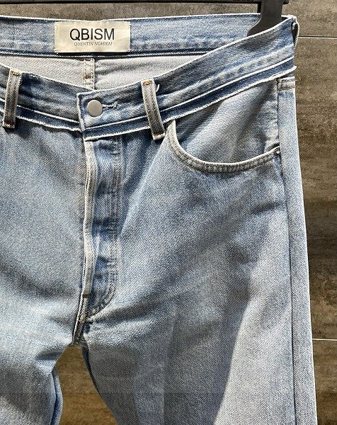 画像3: QBISM キュビズム リメイクデニムパンツ (3)