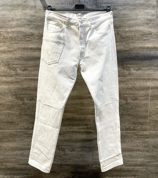 画像1: QBISM REMAKE DENIM PANTS (1)