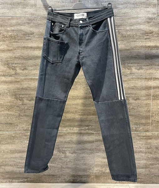 画像1: QBISM REMAKE DENIM PANTS (1)