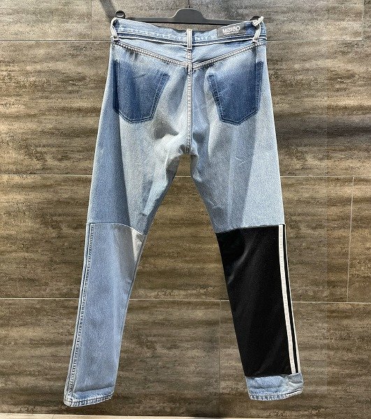 画像2: QBISM キュビズム リメイクデニムパンツ (2)