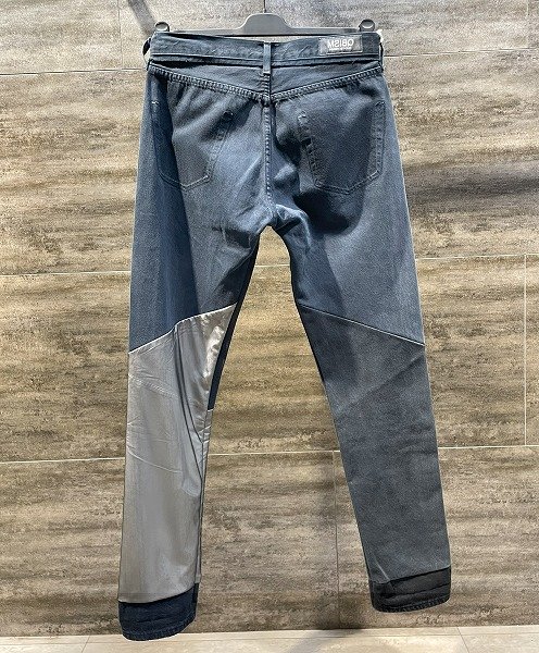 画像2: QBISM REMAKE DENIM PANTS (2)