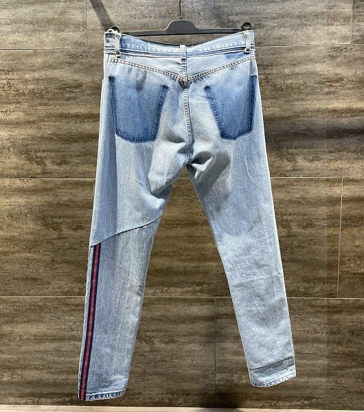 画像2: QBISM REMAKE DENIM PANTS (2)