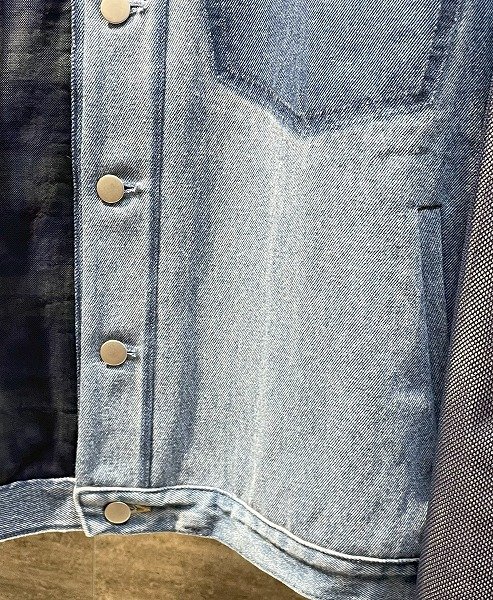 画像4: QBISM REMAKE DENIM SHIRT JACKET (4)