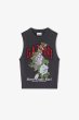 画像1: GANNI ガニー Dark Grey Rose Wool Vest (1)