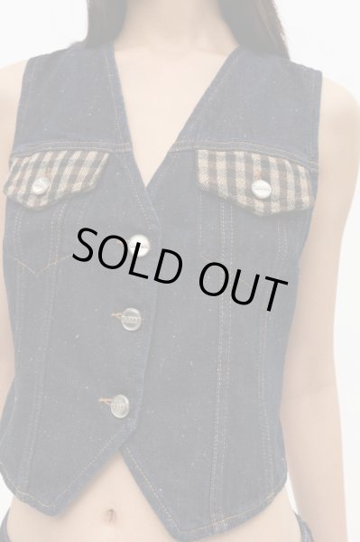 画像6: GANNI ガニー Neppy Denim Vest (6)