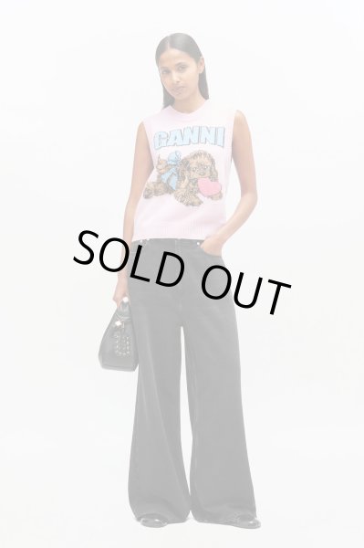 画像3: GANNI ガニー Pink Puppy Wool Vest (3)