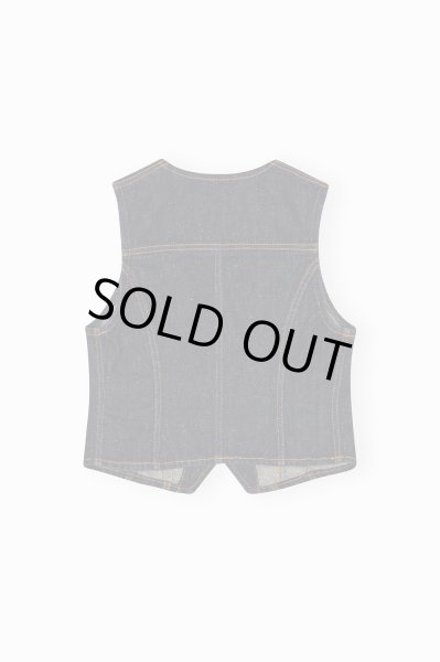 画像2: GANNI ガニー Neppy Denim Vest (2)