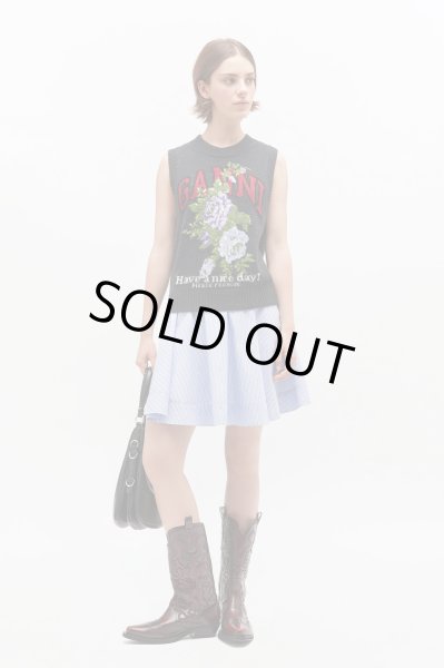 画像3: GANNI ガニー Dark Grey Rose Wool Vest (3)
