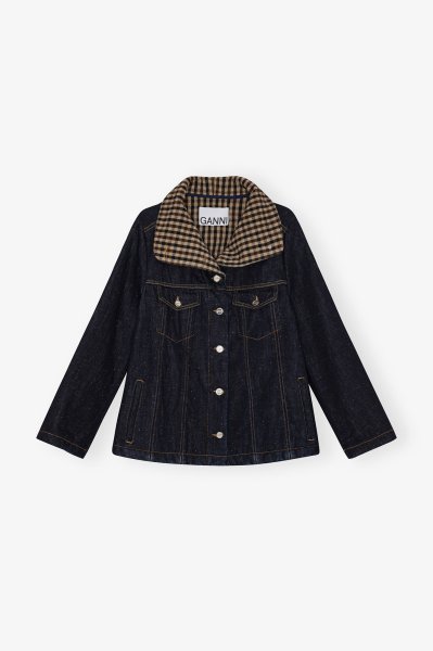 画像1: GANNI ガニー Neppy Denim Jacket (1)