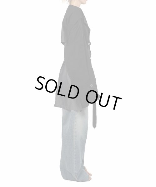画像6: Maison MIHARA YASUHIRO　Reversed Front Trench Coat (6)