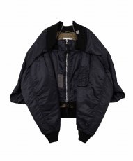 画像1: Maison MIHARA YASUHIRO　Reversed Front Flight Jacket (1)