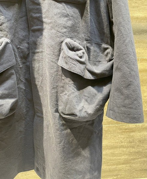 画像3: FRANK LEDER  HEAVY COTTON GABADINE HOODIE COAT (3)