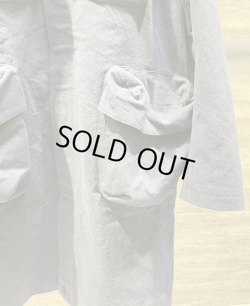 画像3: FRANK LEDER  HEAVY COTTON GABADINE HOODIE COAT (3)