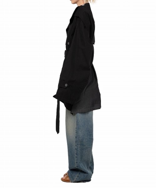 画像4: Maison MIHARA YASUHIRO　Reversed Front Trench Coat (4)