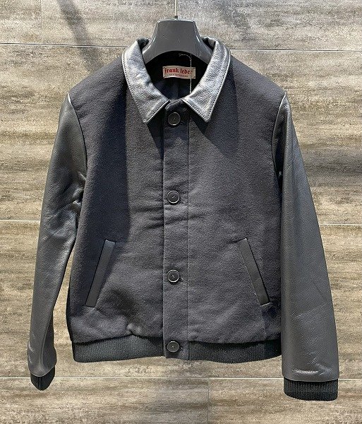 画像1: FRANK LEDER  FRANK LEDER  MOLESKIN x LEATHER BLOUSON (1)
